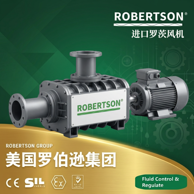 进口罗茨风机选型与应用解析：美国罗伯逊ROBERTSON工业气体输送解决方案