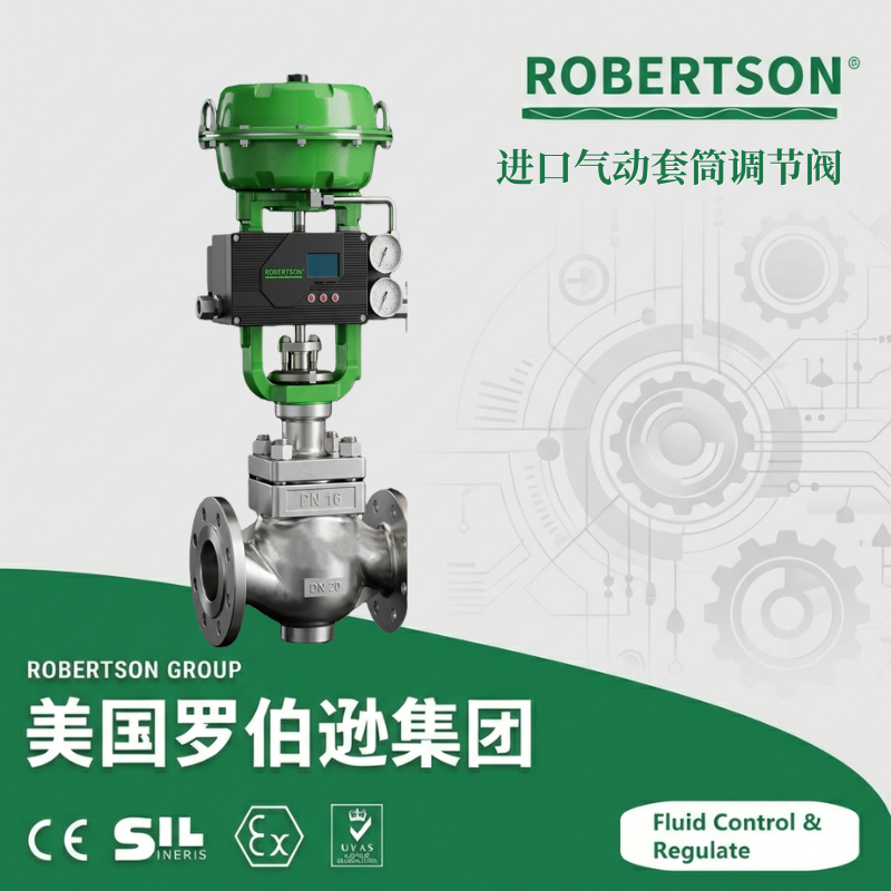 进口气动套筒调节阀-美国罗伯逊ROBERTSON