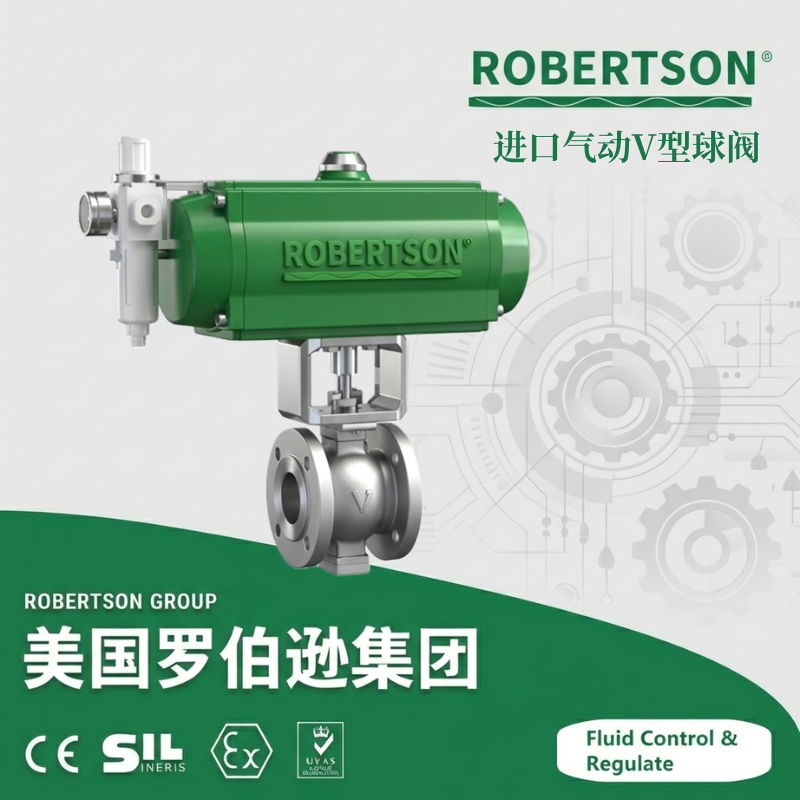 进口气动v型球阀-美国罗伯逊ROBERTSON美国罗伯逊ROBERTSON