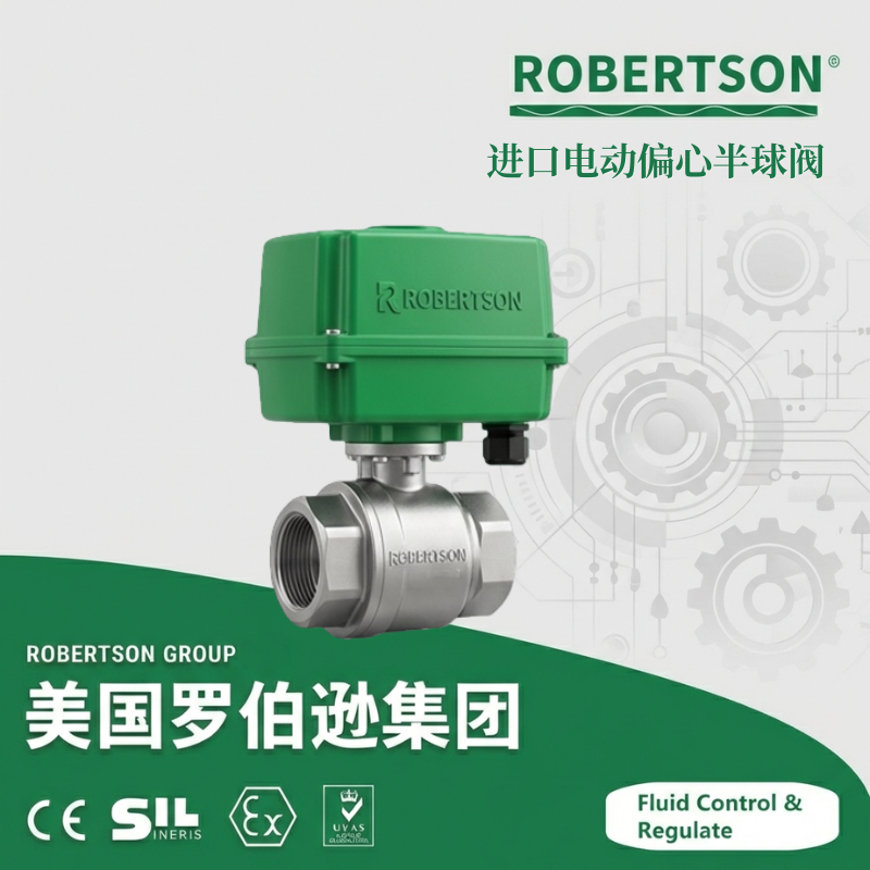 进口电动偏心半球阀-美国罗伯逊ROBERTSON