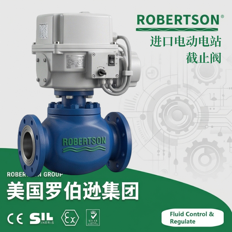 进口电动电站截止阀-美国罗伯逊ROBERTSON
