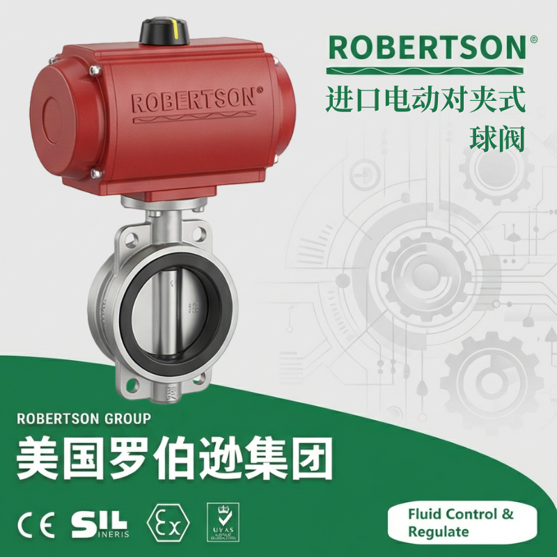 进口电动对夹式球阀-美国罗伯逊ROBERTSON