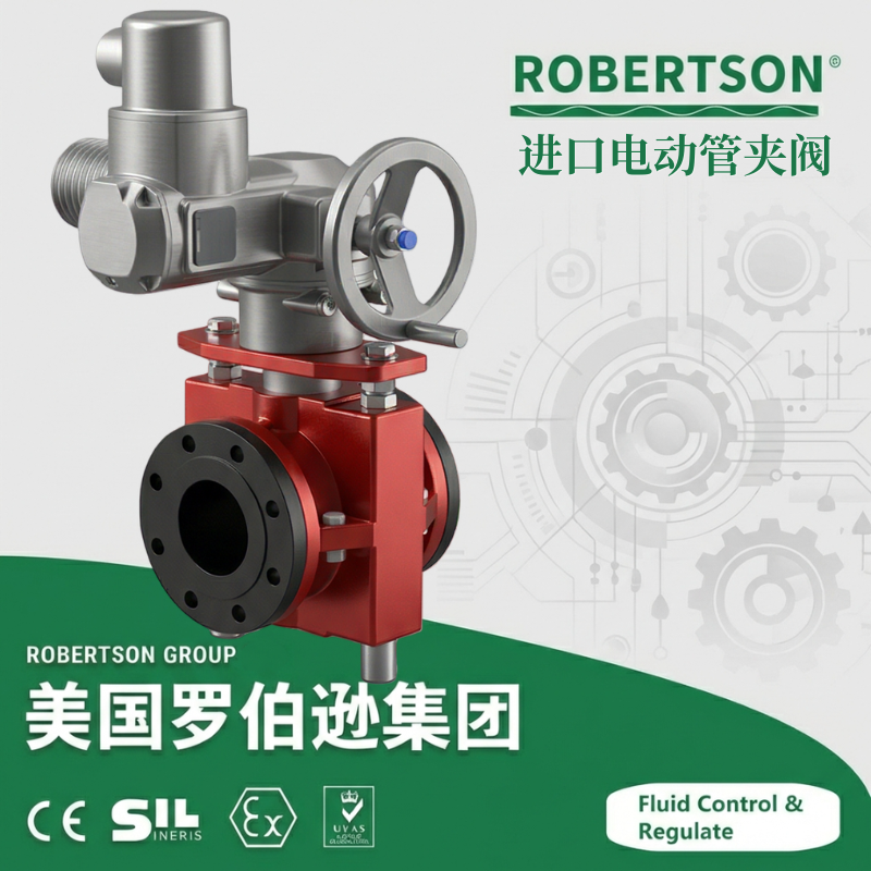 进口电动管夹阀-美国罗伯逊ROBERTSON