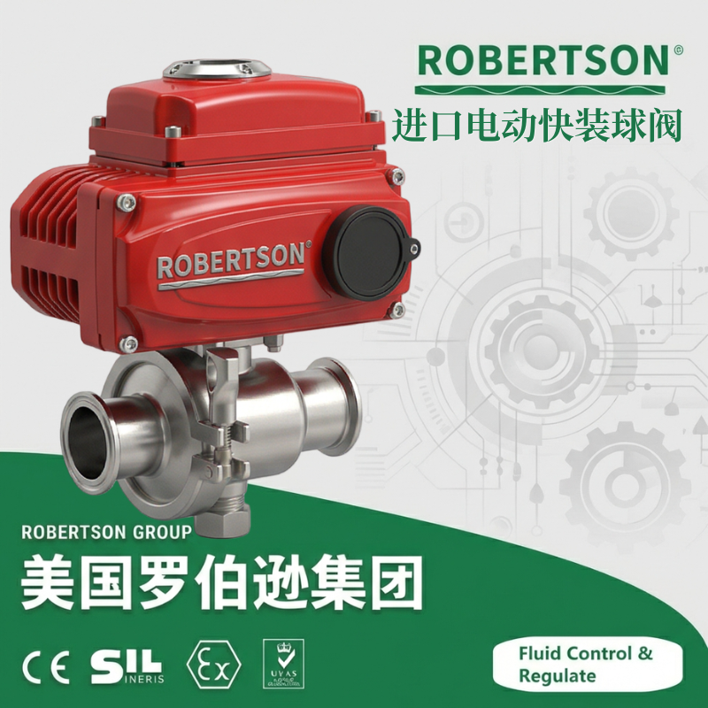 进口电动快装球阀-美国罗伯逊ROBERTSON