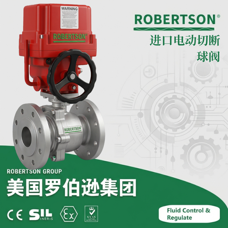 进口电动切断球阀-美国罗伯逊ROBERTSON
