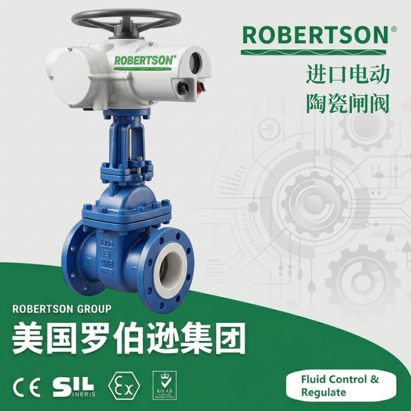 进口电动陶瓷闸阀-美国罗伯逊ROBERTSON