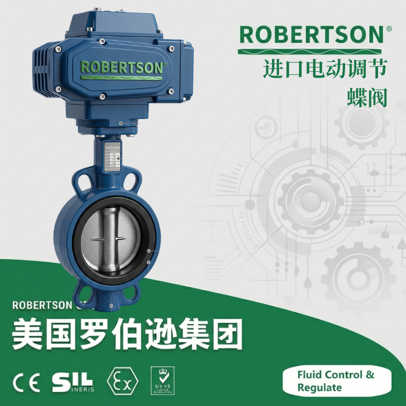 进口电动调节蝶阀-美国罗伯逊ROBERTSON