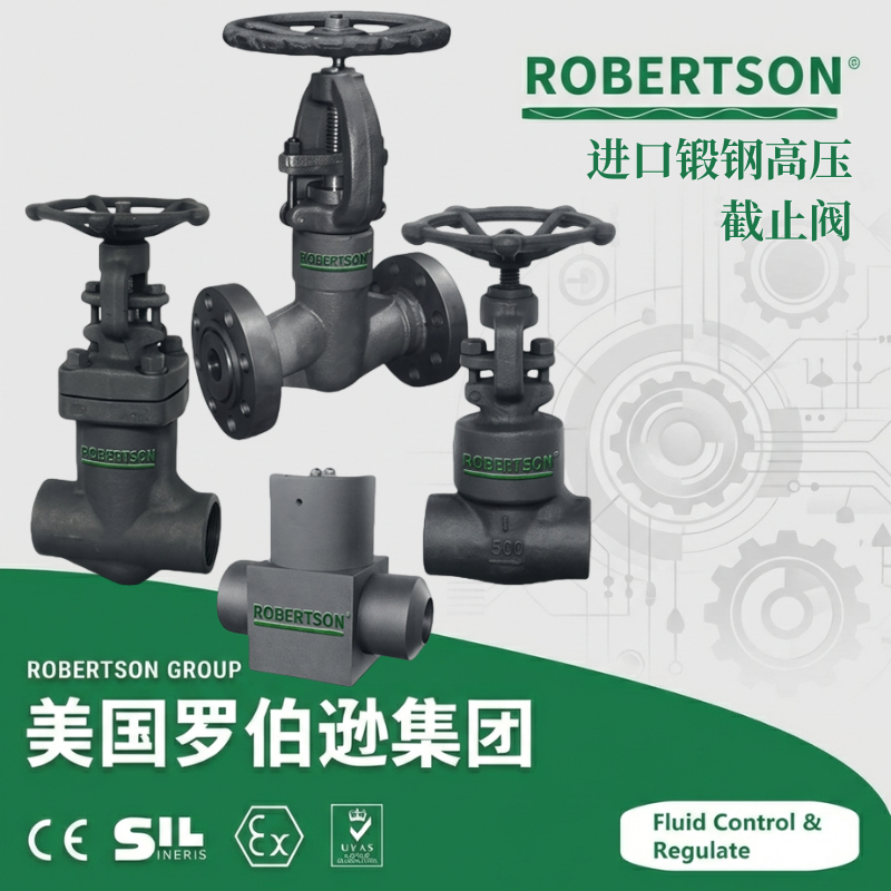 进口锻钢高压截止阀-美国罗伯逊ROBERTSON