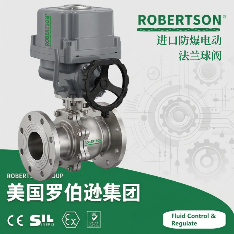 进口防爆电动法兰球阀-美国罗伯逊ROBERTSON