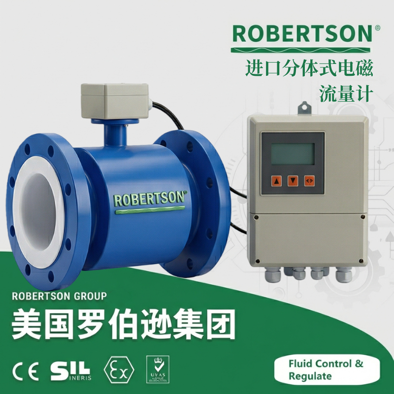 进口分体式电磁流量计-美国罗伯逊ROBERTSON