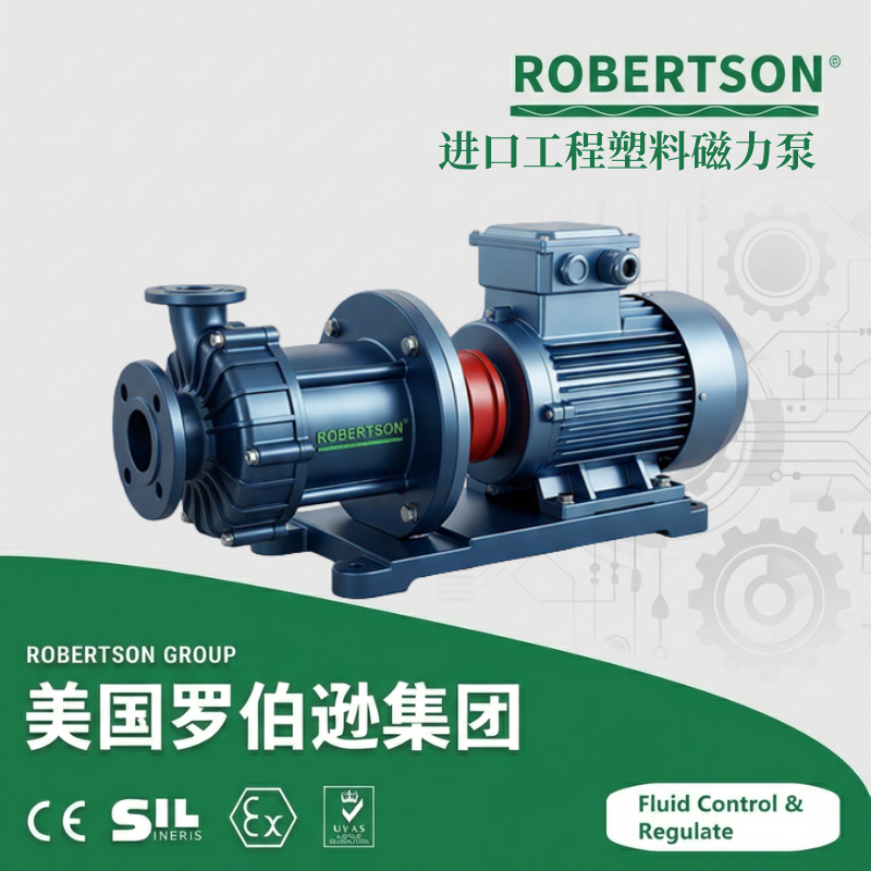 进口工程塑料磁力泵-美国罗伯逊ROBERTSON