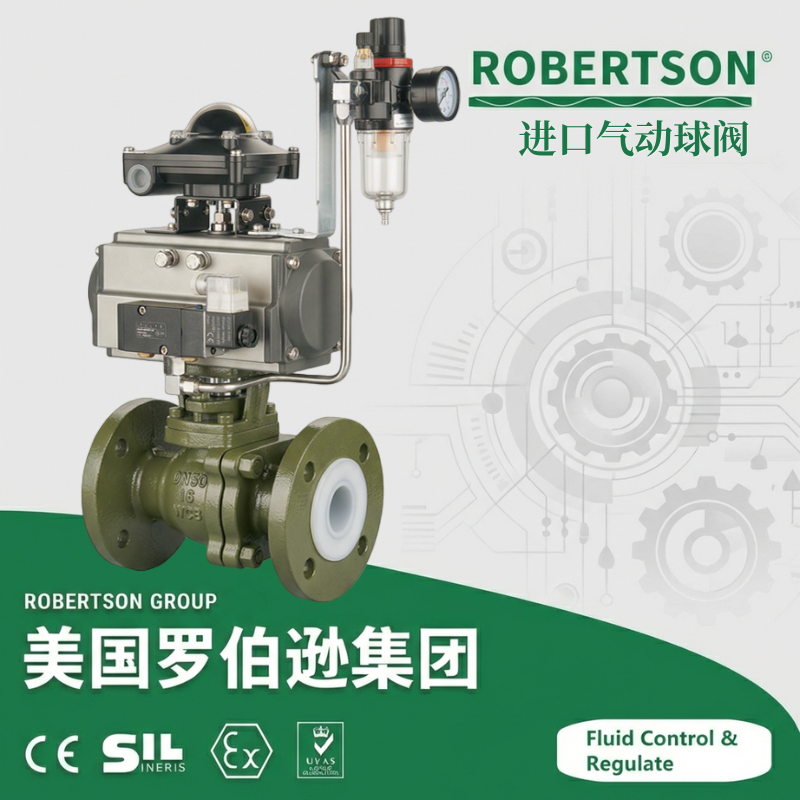 进口气动球阀-美国罗伯逊ROBERTSON
