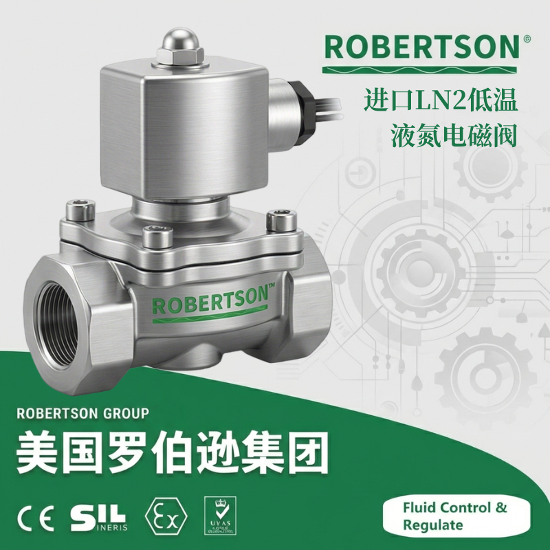 进口LN2低温液氮电磁阀-美国罗伯逊ROBERTSON