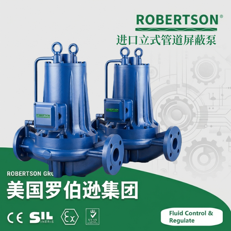 进口立式管道屏蔽泵-美国罗伯逊ROBERTSON