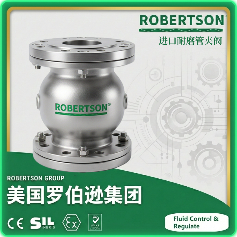 进口耐磨管夹阀-美国罗伯逊ROBERTSON