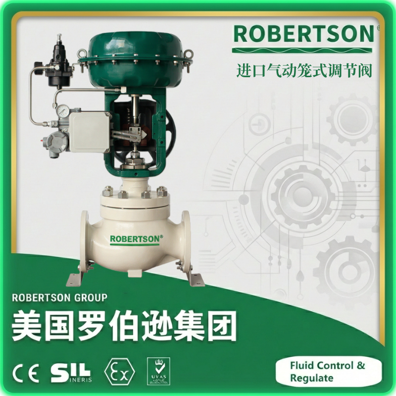 进口气动笼式调节阀-美国罗伯逊ROBERTSON