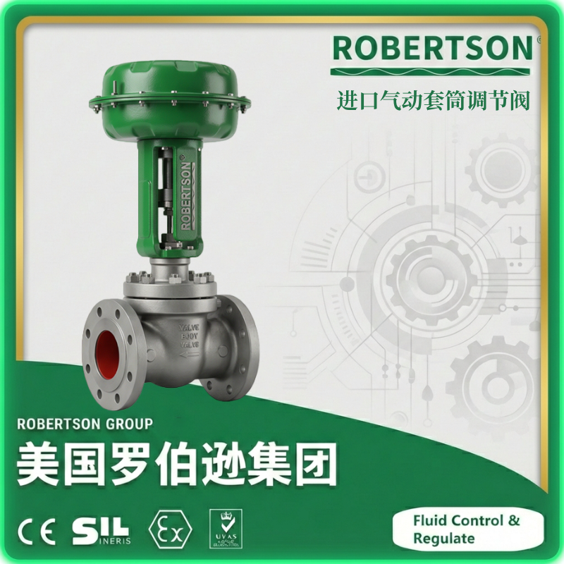 进口气动套筒调节阀-美国罗伯逊ROBERTSON