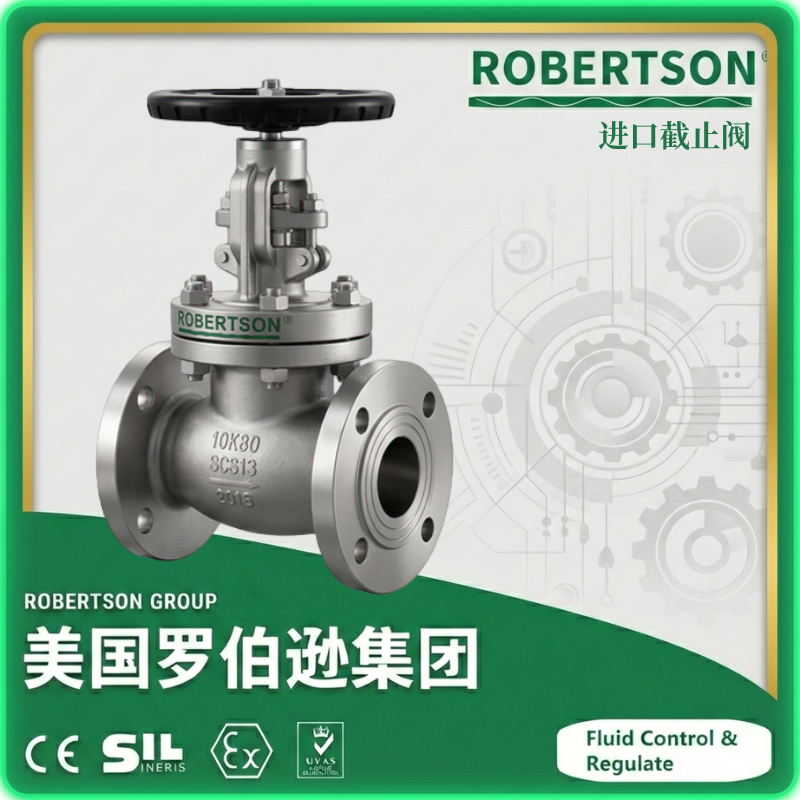 进口日标截止阀-美国罗伯逊ROBERTSON