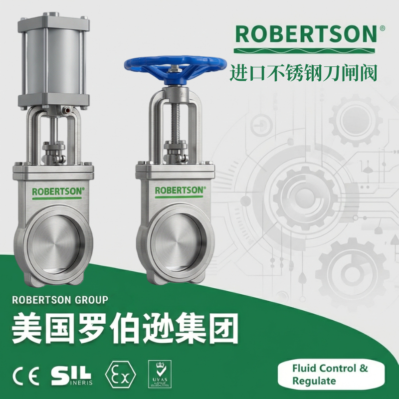 进口不锈钢刀闸阀-美国罗伯逊ROBERTSON