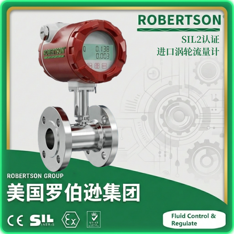 SIL2认证进口涡轮流量计-美国罗伯逊ROBERTSON