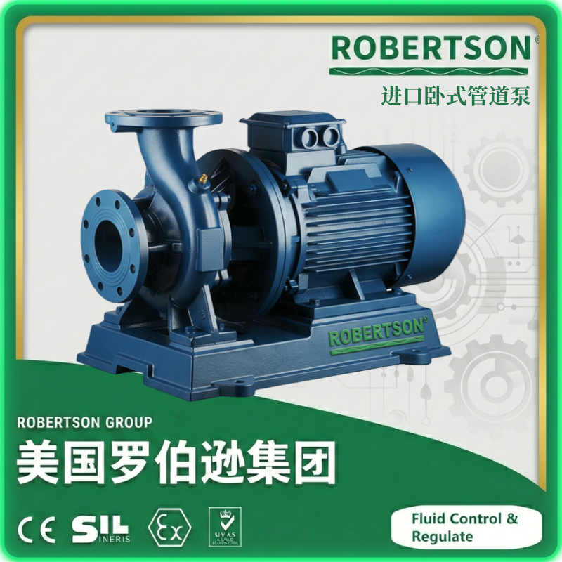 进口卧式管道泵-美国罗伯逊ROBERTSON