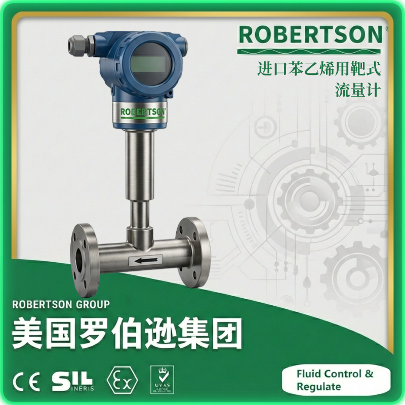 进口苯乙烯用靶式流量计-美国罗伯逊ROBERTSON
