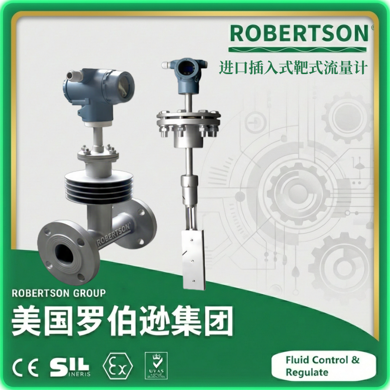 进口插入式靶式流量计-美国罗伯逊ROBERTSON