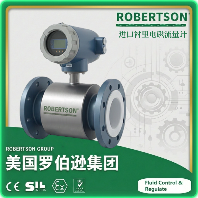 进口衬里电磁流量计-美国罗伯逊ROBERTSON