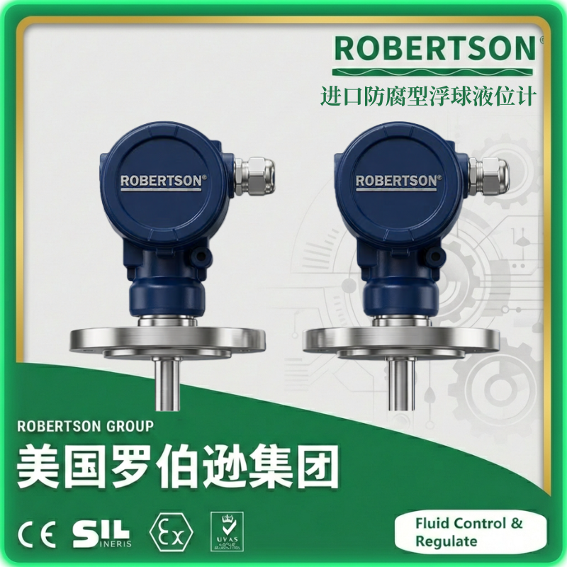 进口防腐型浮球液位计-美国罗伯逊ROBERTSON