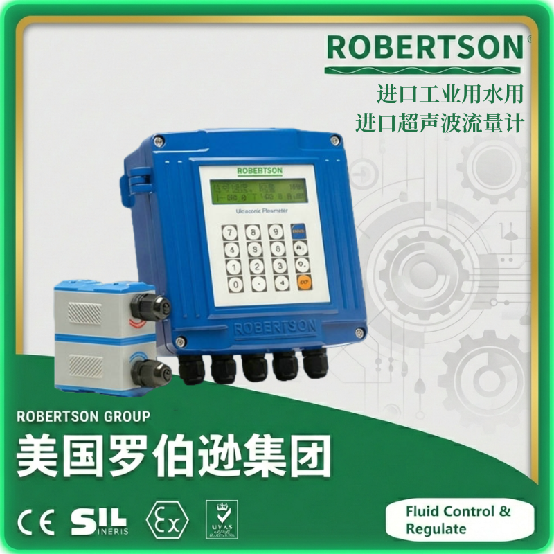 进口工业用水用超声波流量计-美国罗伯逊ROBERTSON