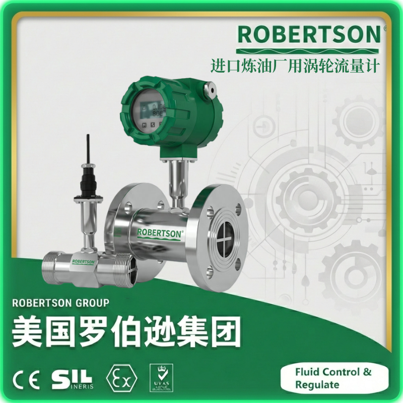 进口炼油厂用涡轮流量计-美国罗伯逊ROBERTSON