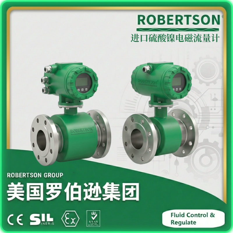 进口硫酸镍电磁流量计-美国罗伯逊ROBERTSON