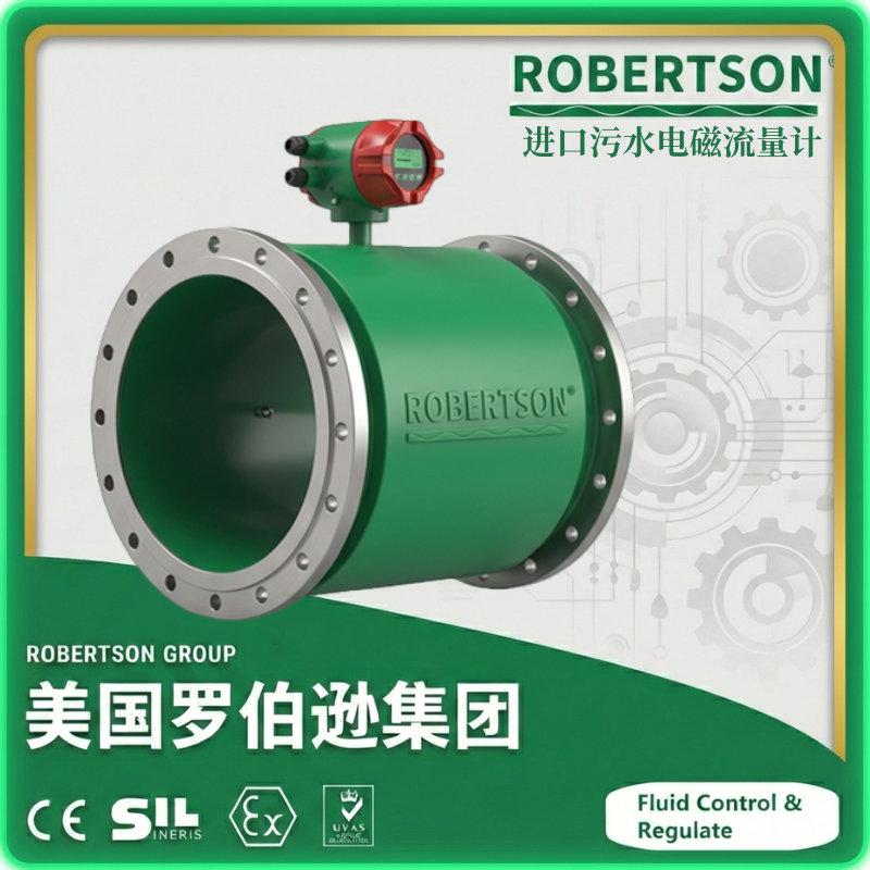 进口污水电磁流量计-美国罗伯逊ROBERTSON