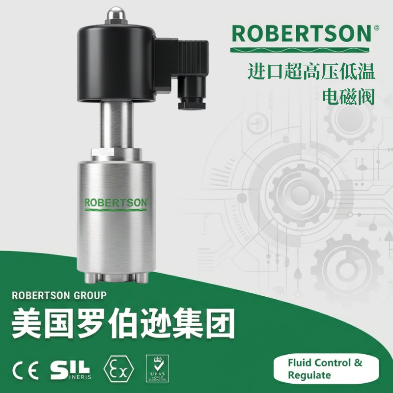 进口超高压低温电磁阀-美国罗伯逊ROBERTSON