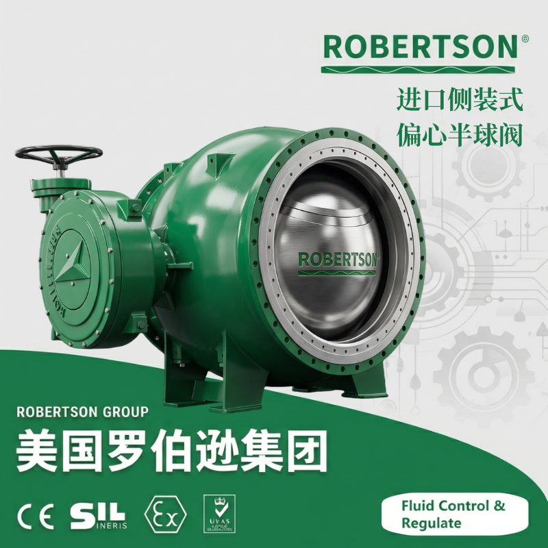 进口侧装式偏心半球阀-美国罗伯逊ROBERTSON
