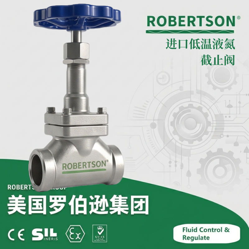 进口低温液氮截止阀-美国罗伯逊ROBERTSON