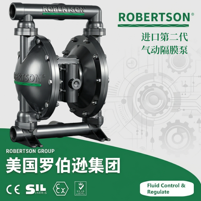 进口第二代气动隔膜泵-美国罗伯逊ROBERTSON