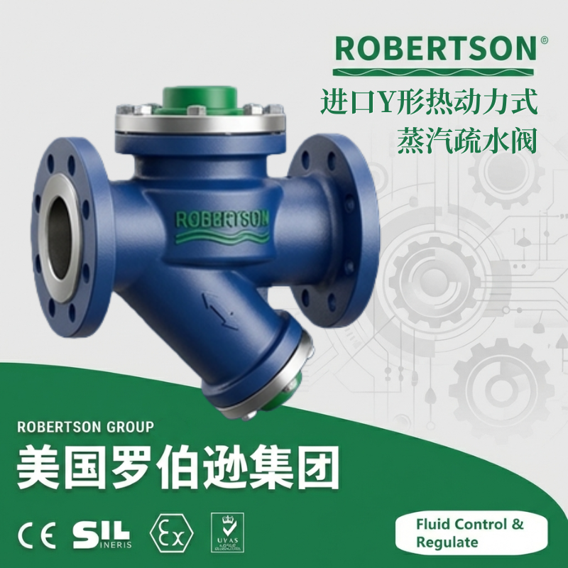 进口Y形热动力式蒸汽疏水阀-美国罗伯逊ROBERTSON