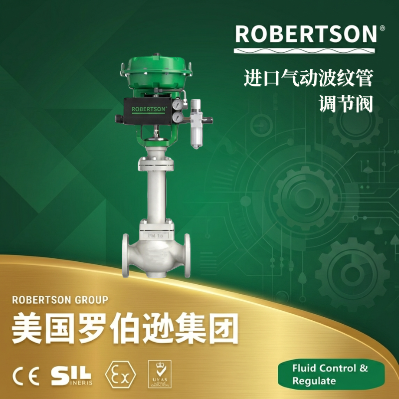 美国罗伯逊ROBERTSON进口气动波纹管调节阀：全面解析与应用指南