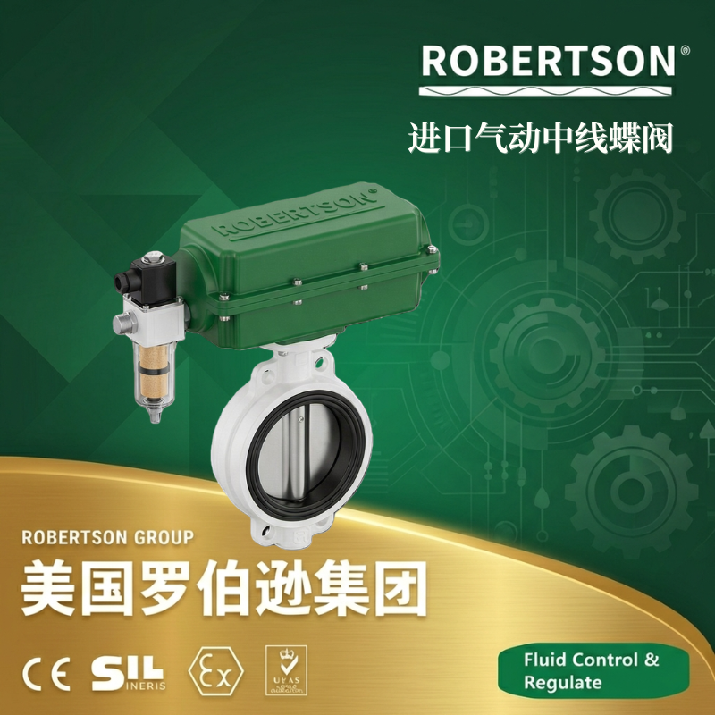 美国罗伯逊ROBERTSON进口气动中线蝶阀：全面解析与应用指南