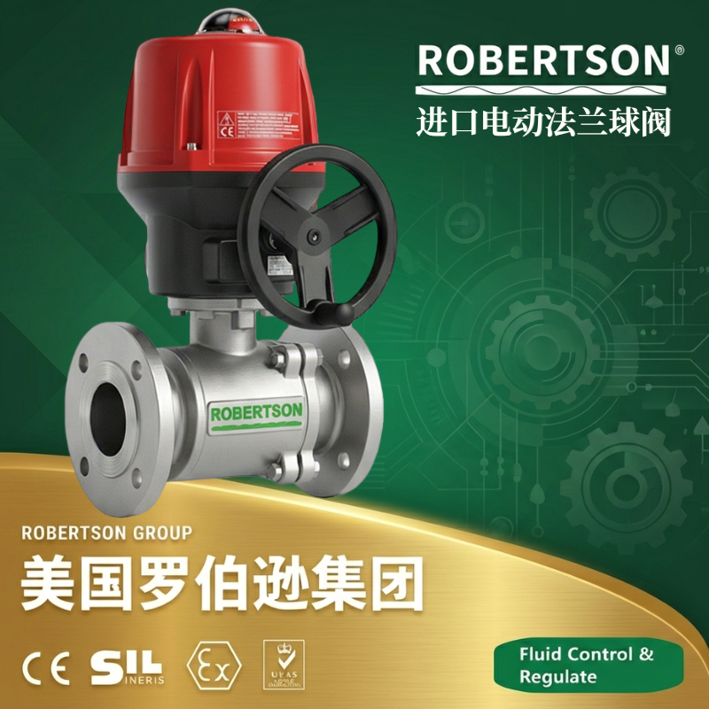 美国罗伯逊ROBERTSON进口电动法兰球阀：全面解析与应用指南