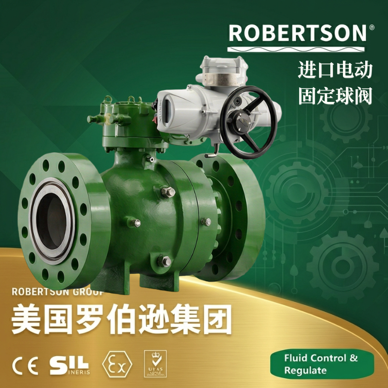 美国罗伯逊ROBERTSON进口电动固定球阀：全面解析与应用指南