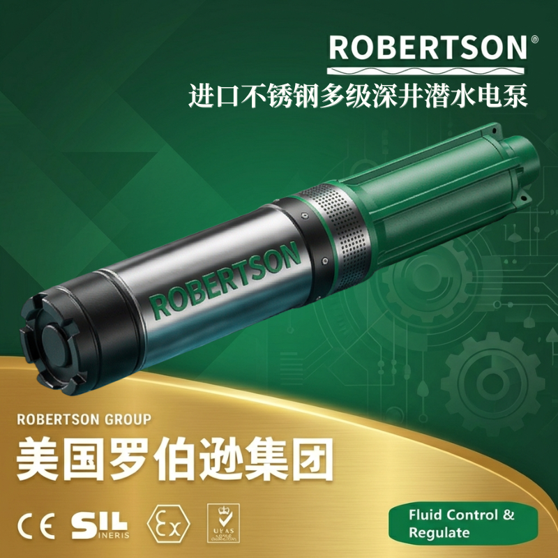 美国罗伯逊ROBERTSON进口不锈钢多级深井潜水电泵：全面解析与应用指南