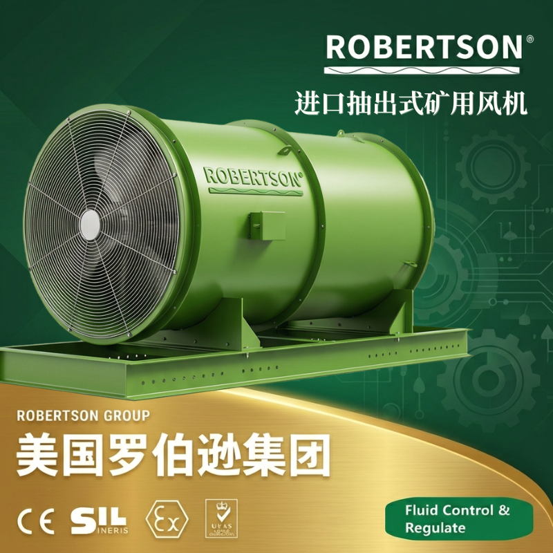 美国罗伯逊ROBERTSON进口抽出式矿用风机：全面解析与应用指南