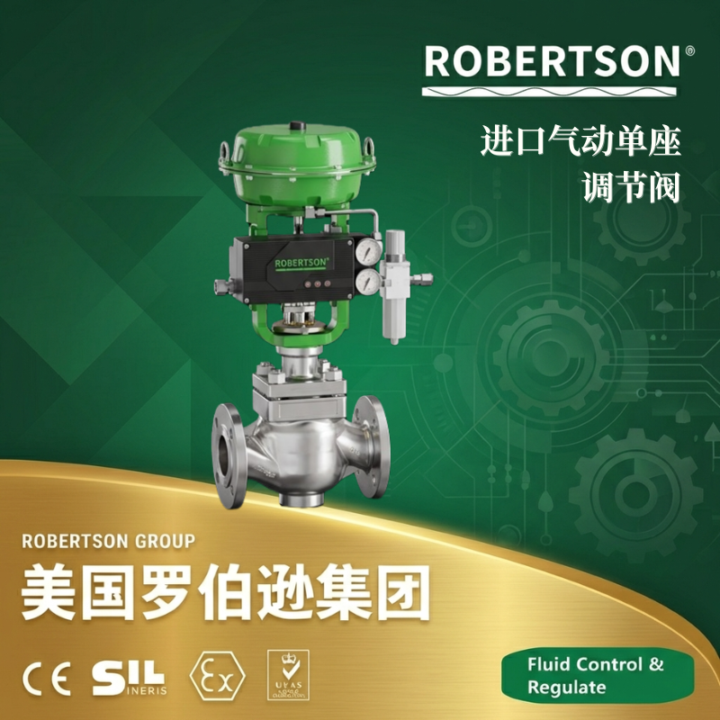 美国罗伯逊ROBERTSON进口气动单座调节阀：全面解析与应用指南