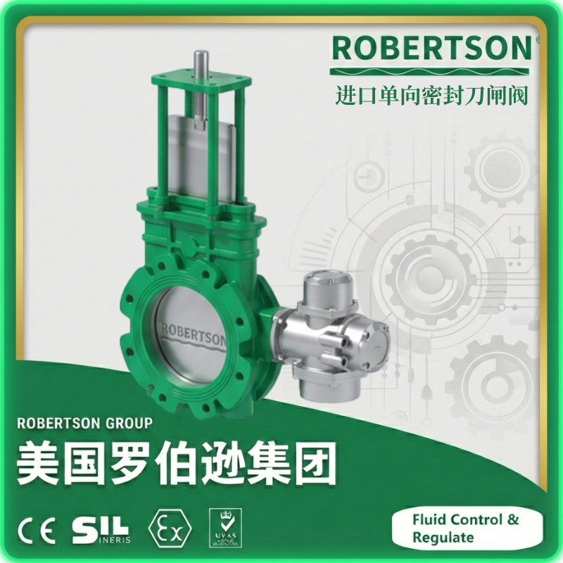 进口单向密封刀闸阀-美国罗伯逊ROBERTSON