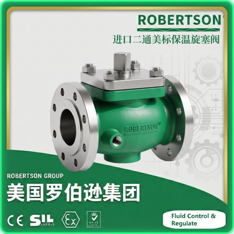 进口二通美标保温旋塞阀-美国罗伯逊ROBERTSON
