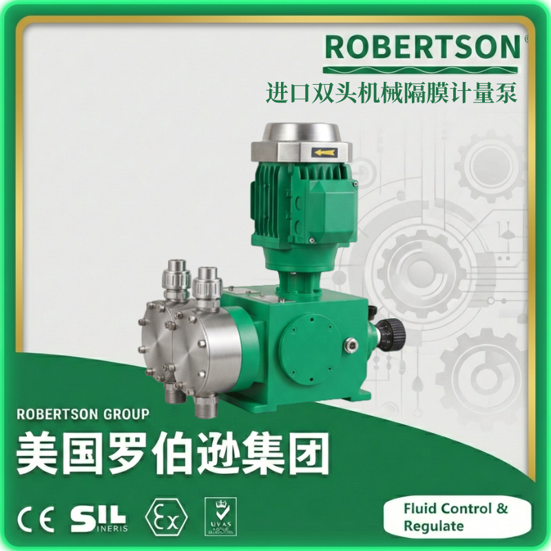 进口双头机械隔膜计量泵-美国罗伯逊ROBERTSON